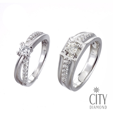City Diamond『這些燦爛的日子以來』鑽石對戒_1K0693