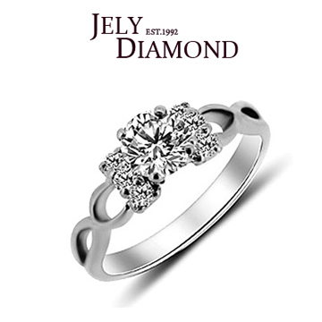 【JELY】愛慕0.50克拉-H&A八心八箭美鑽戒