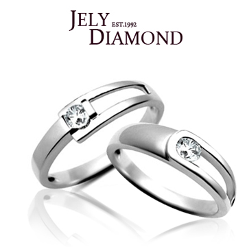 【JELY】PERFECT LOVE 10分情人真鑽對戒