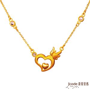 J’code真愛密碼 漫遊 純金項鍊