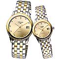 LONGINES 旗艦系列真鑽機械對錶-半金 L47743377+L42743377