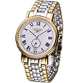 L48052117雙色款 LONGINES Presence獨立式小秒針機械錶