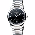 LONGINES Master 巨擘大三針真鑽機械腕錶-黑L26284576