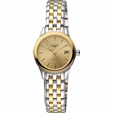 LONGINES 旗艦系列經典光輝機械女錶L42743327