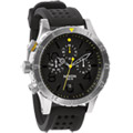NIXON The 40-20 CHRONO P魅力淬煉運動腕錶(銀黑)