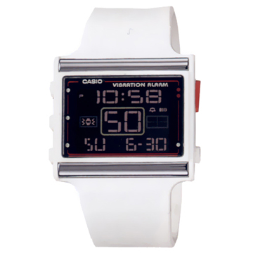 [Poptone系列CASIO 彩虹果衣數字錶(白)