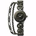 【JILL STUART】Chain Bracelet Logo手鍊錶款 (黑 JISILDG002)
