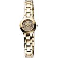 DKNY 性感曲線晶鑽女錶-金/21mm(NY8692)