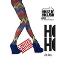 『摩達客』英國進口【House of Holland】潮流彩色鋸齒花紋彈性褲襪