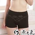 【源之氣】極品竹炭女中腰平口褲/黑(超值3入) RM-20032