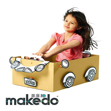 澳洲 makedo 美度扣 - 裝飾創意【跑車】21pcs