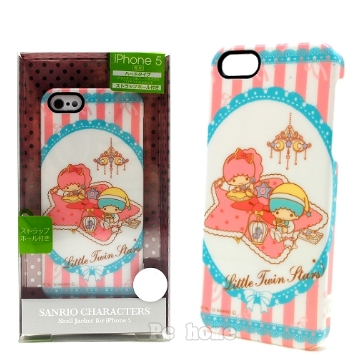 日本限定SANRIO iphone5【晚安KIKI LALA】硬式手機背蓋