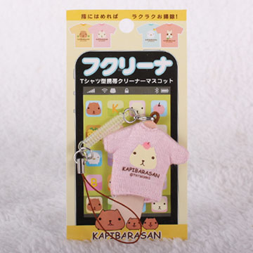 Kapibarasan 水豚君系列衣服吊飾螢幕擦(懷特小姐)