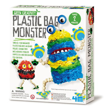 《4M美勞創作》環保袋怪獸PlasticBagMonster
