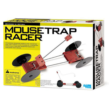 《4M科學探索》趣味捕鼠器改裝賽車Mousetrap Racer