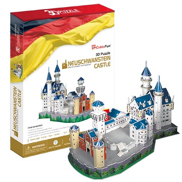 3D Puzzle 世界建築豪華版-新天鵝城堡(德國)