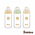 《小獅王辛巴》超輕鑽寬口直圓玻璃小奶瓶(180ml)x3入特惠組