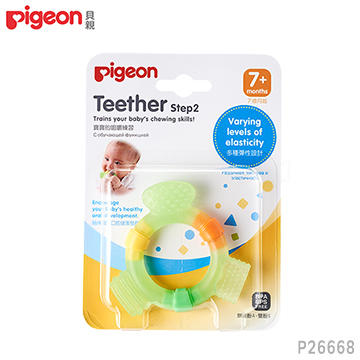 日本《Pigeon 貝親》牙齒咬環玩具【牙齦訓練】