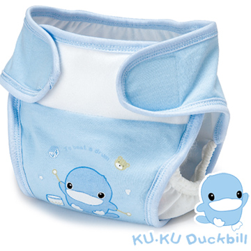 KU.KU酷咕鴨環保尿布褲(S/M/L藍)(2355)