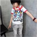 魔法Baby ~韓版短袖潮T~童裝~男女童裝~時尚設計童裝~k19056