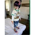 魔法Baby ~韓版短袖潮T~童裝~男女童裝~時尚設計童裝~k19025