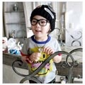 魔法Baby ~韓版短袖潮T~童裝~男女童裝~時尚設計童裝~k18998