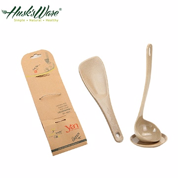 【Husk’s ware】美國Husk’s ware稻殼環保無毒飯匙+湯匙組
