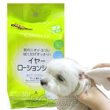 Doggyman.簡約生活【耳朵清潔紙巾30枚】