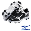 【Mizuno】棒壘球鞋 9-SPIKE BLAZE ELITE 3(黑白款)