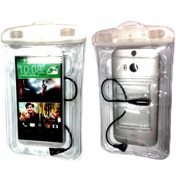 HTC ONE M8漂浮防水袋 路跑防水運動臂套 附送防水耳機 內建3.5mm耳機孔 可使用線控耳機麥克風