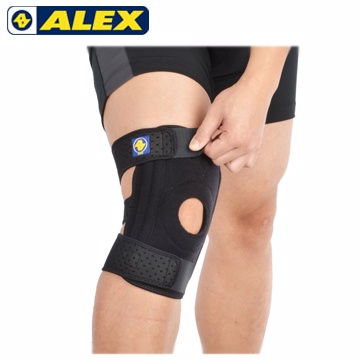 ALEX T-42 矽膠雙側條護膝