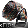 BISON DESIGNS™毒蛇V型扣腰帶#543la