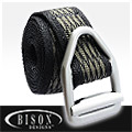 BISON DESIGNS™毒蛇V型扣腰帶#542wmo