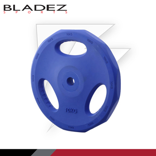 【Bladez】彩色包膠槓片10KG(一入)