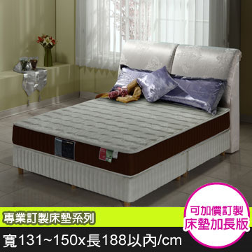 Goldjoyful【二線尊邑】蠶絲/乳膠3D透氣健康護背床墊(雙面布)-(寬131~150x長188cm以內)