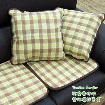 【范登伯格】可樂弗☆涼夏亞草抱枕-二入-50x50cm