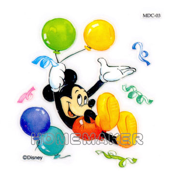 Disney【淘氣米奇】浮雕轉印貼紙-MDC03
