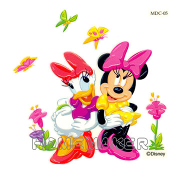 Disney【可愛女孩】浮雕轉印貼紙-MDC05