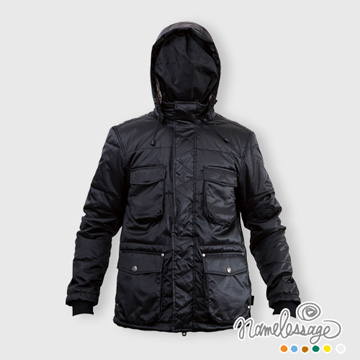 新品85折!【namelessage 無名世代】男款日本品牌咖啡紗舖棉外套(黑)