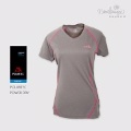【namelessage】日本無名世代女款POLARTEC POWER DRY吸濕排汗透氣舒適V領衫(灰)_31W32-98