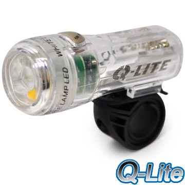 《Q-LITE》透明3 LED超亮白光前燈-白