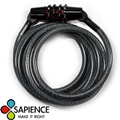 【SAPIENCE】6mm自行車4元密碼鎖
