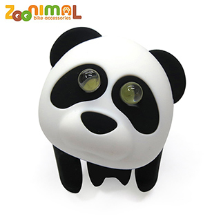 【ZOONIMAL 】 可愛動物LED單車用前燈 黑輪熊貓