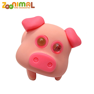 【ZOONIMAL 】 可愛動物LED單車用前燈 粉紅豬