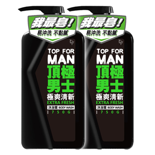 脫普 頂極男士-極爽清新沐浴露(750g)x2