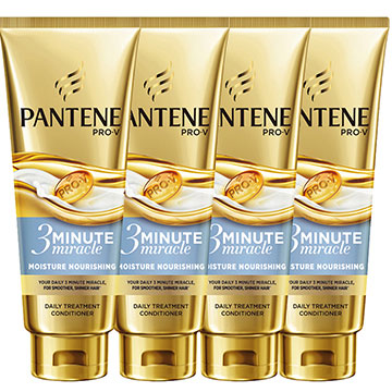 潘婷3 MINUTE MIRACLE水潤護髮精華180mlx4入