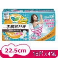 蕾妮亞 零觸感特薄倍護側邊量多日用22.5cm(18片X2包)x2