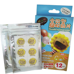 奶油獅-全效型驅蚊貼片(12枚)