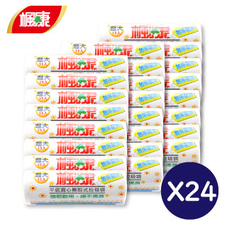 楓康垃圾袋-86X100cm-15張(超大/透明)-箱購(24入)