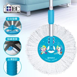 家簡塵除-加強版手壓拖把架組-2入
